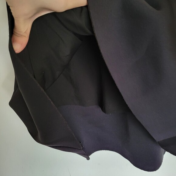 Mo & Co. Black Short Sleeve Scuba Bazinga Punk Zipper Skater Dress Size Small - Picture 5 of 11